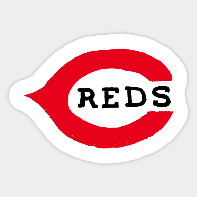 Cincinnati Reeeeds 03 Sticker by Very Simple Graph